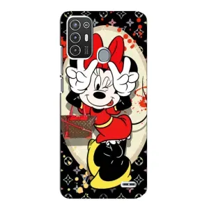 Чохол Disney Mouse ZTE Blade A72 (PREMIUMPrint) (Мінні peace)