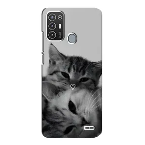 Чохол з малюнком кіт на ZTE Blade A72 (Пара котів)