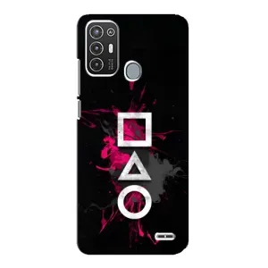 Чехол с принтом «Символы Игра кальмара» для ZTE Blade A72