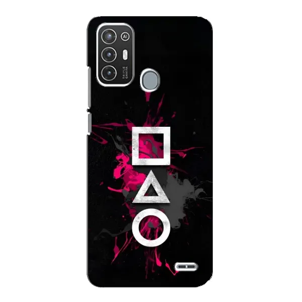 Чехол с принтом «Символы Игра кальмара» для ZTE Blade A72 Чехол с принтом «Символы Игра кальмара» для ZTE Blade A72
