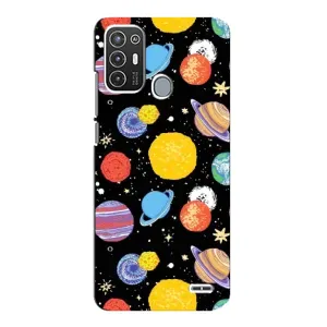 Космічні Чохли для ZTE Blade А72 (VPrint) (Намальовані планети)