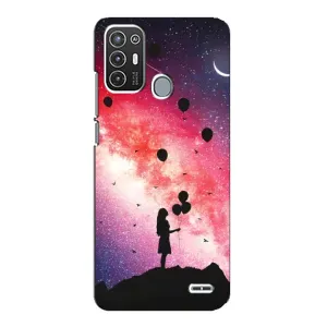 Чехлы для любимой на ZTE Blade А72 (VPrint) (З Кульками)