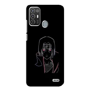 Чохли на тему: Ітачи Учіха для ZTE Blade A72 (AlphaPrint) (силует Ітачі)