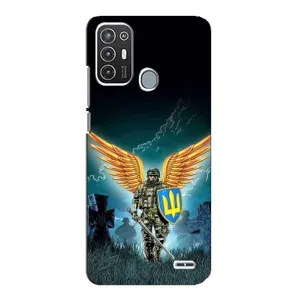 Чехлы с картинкой ЗСУ для ZTE Blade A72 (AlphaPrint) (Солдат ЗСУ)