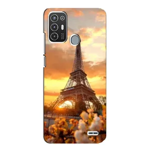 Чохол Ейфелева Вежа ZTE Blade A72 - (AlphaPrint) (Сонячня вежа)