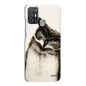 Чохол з пташками на ZTE Blade A72 (VPrint) (Сова)