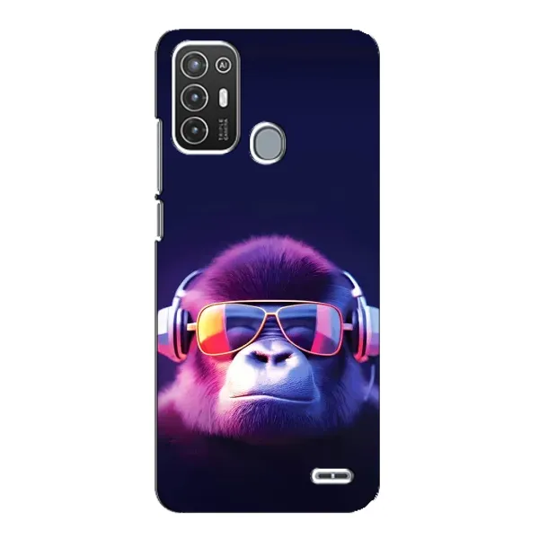 Чохол з принтом «Стильна мавпа» для ZTE Blade A72