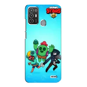 Чехлы Brawl Stars для ZTE Blade A72 (AlphaPrint) (Тріо героїв)