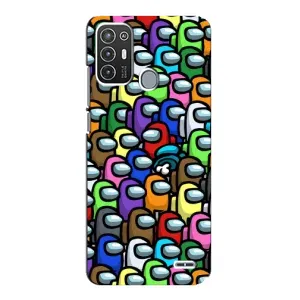 Чохли Амонг Ас для ZTE Blade A72 (AlphaPrint) (Убитий)