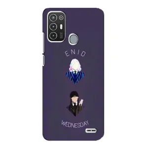 Чохли Венсдей на ZTE Blade A72 Уенсдей (AlphaPrint) (Венздей і подруга)
