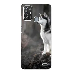 Чохол з Хаскі ZTE Blade A72 - (AlphaPrint) (Вірний собака)