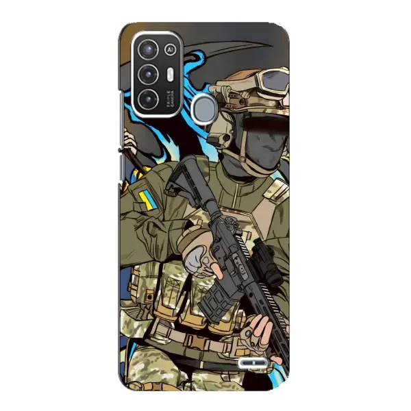 Чехол с принтом «Воин ВСУ» для ZTE Blade A72 Чехол с принтом «Воин ВСУ» для ZTE Blade A72