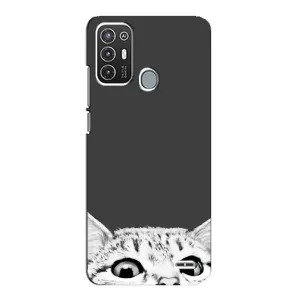 Чохол на ZTE Blade А72 з Котиками (VPrint) (Виглядає котик)
