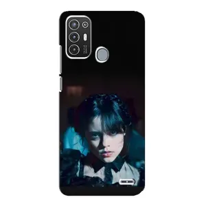 Чохли Венсдей на ZTE Blade A72 Уенсдей (AlphaPrint) (погляд Венздей)