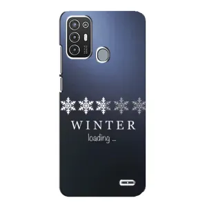Зимні Чохли для ZTE Blade А72 - прозорий фон (Winter loading)