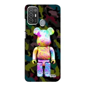 Чохли для ZTE Blade A72 - Bearbrick Louis Vuitton (PREMIUMPrint) (Яскравий Bearbrick)