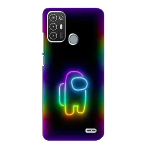 Чохли Амонг Ас для ZTE Blade A72 (AlphaPrint) (Яскравий скін)