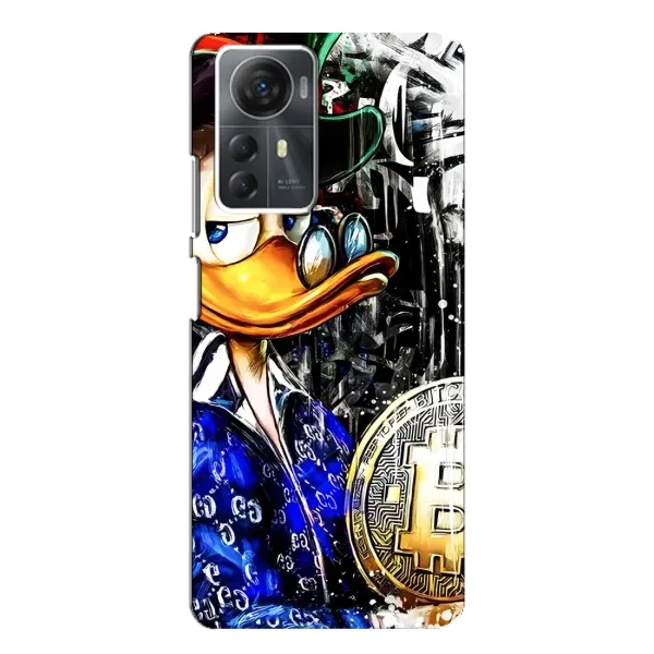 Чехол с принтом «Биткойн Скрудж» для ZTE Blade A72s