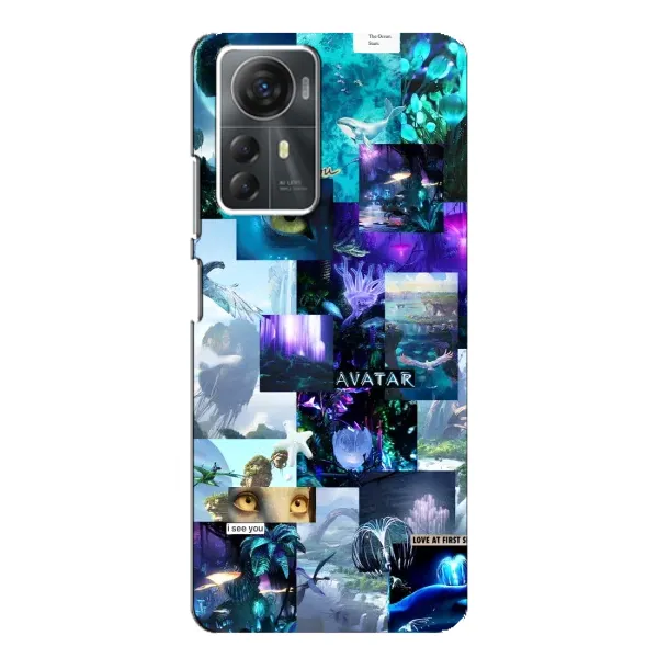 Чехол с принтом «коллаж Аватар» для ZTE Blade A72s