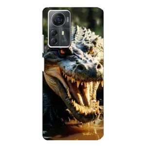 Чехол с картинкой «Хищники» для ZTE Blade A72s (Опасный крокодил)