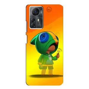 Чехол для ZTE Blade A72s Бравл Старс (VPrint) (Мальчик Леон)