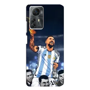 Чехлы для ZTE Blade A72s (Leo чемпион) (AlphaPrint) (Месси с кубком)