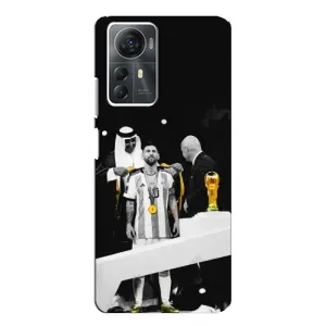 Чехлы для ZTE Blade A72s (Leo чемпион) (AlphaPrint) (Месси в накидке)