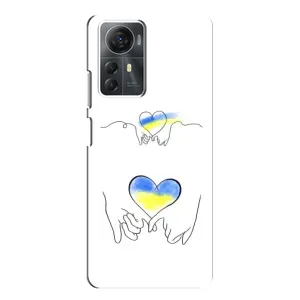Чохол для Патріота України ZTE Blade A72s - (AlphaPrint) (Мир Україні)