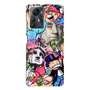 Чохли з крутими принтами для ZTE Blade A72s - (PREMIUMPrint) (Monopoly man)