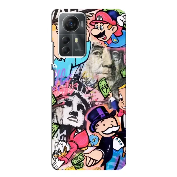 Чехол с принтом «Monopoly man» для ZTE Blade A72s