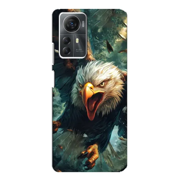 Чехол с принтом «Орел в полете» для ZTE Blade A72s