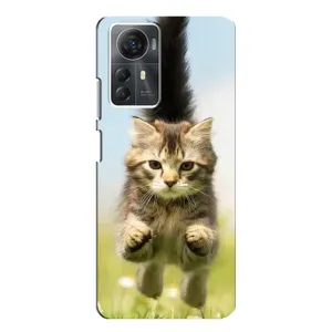 Чехлы с Котиками для ZTE Blade A72s (VPrint) (Прыжок кота)