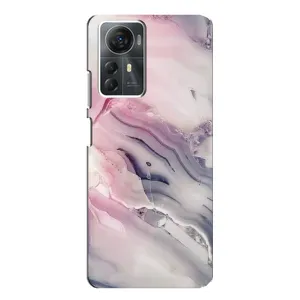 Мраморный чехол на ZTE Blade A72s (VPrint) (Пурпурный Мрамор)