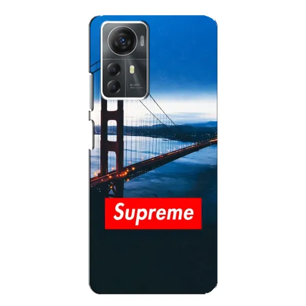 Чехол с принтом «Стиль Supreme» для ZTE Blade A72s