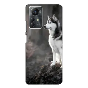 Чехол с Хаски для ZTE Blade A72s - (AlphaPrint) (Верный пес)