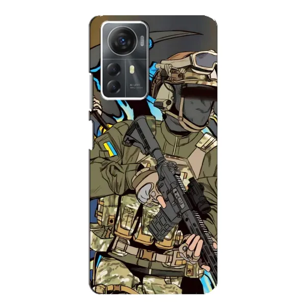 Чехол с принтом «Воин ВСУ» для ZTE Blade A72s