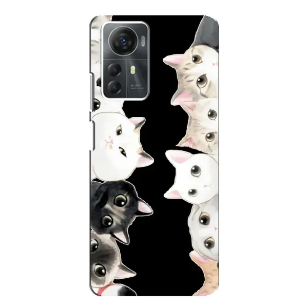 Чехол с принтом «Взгляд котов» для ZTE Blade A72s