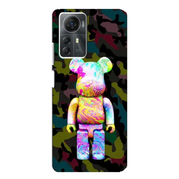 Чехол с принтом «Яркий Bearbrick» для ZTE Blade A72s