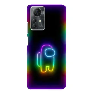 Чохли Амонг Ас для ZTE Blade A72s (AlphaPrint) (Яскравий скін)