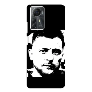 Чехол для ZTE Blade A72s (AlphaPrint - с принтом Зеленского) (Зеленский АРТ)