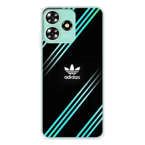 Чехлы Адидас для ZTE Blade A73 (AlphaPrint) (Адидас с полосами)