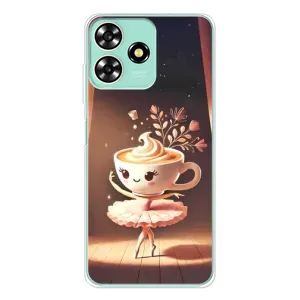 Чохол з мемом Тралалело тралала на ZTE Blade A73 (Балерина капучина)