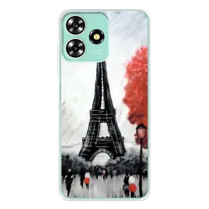 Чехол Эйфелева Башня для ZTE Blade A73 - (AlphaPrint) (Башня в Париже)
