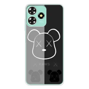 Чохли для ZTE Blade A73 - Bearbrick Louis Vuitton (PREMIUMPrint) (БеарБрік очі)