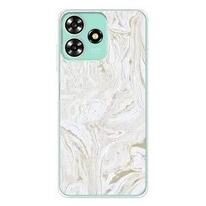 Мраморний чехол на ZTE Blade A73 (VPrint) (Білий мрамор)