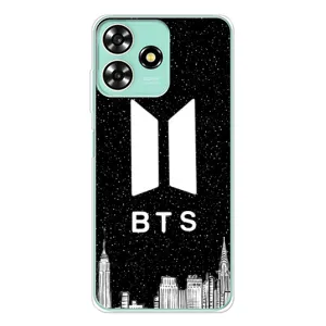 Чохли BTS для ZTE Blade A73 (AlphaPrint) (БТС Лого)
