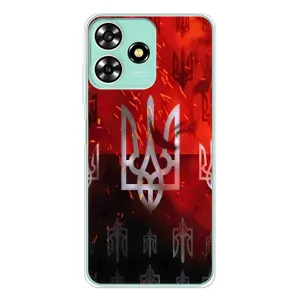 Украинские Чехлы для ZTE Blade A73 с картинкой УПА (AlphaPrint) (ГЕРБ УПА)