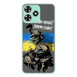 Чехлы с картинкой ЗСУ для ZTE Blade A73 (AlphaPrint) (Героям Слава)