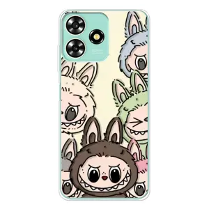 Чехол с Лабубу на ZTE Blade A73 (Золотая обезьяна Bored Ape)