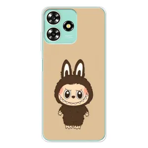 Чехол с Лабубу на ZTE Blade A73 (Bored Ape в красном)